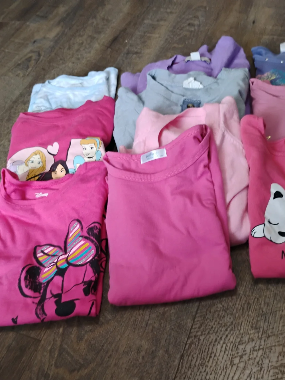 Girls Pink and Purple Mixed Clothing Bundle - Kids Accessories Sz 6/8 X